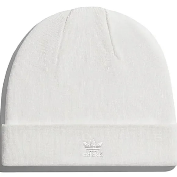 ADIDAS Ivy Park X Adidas Cut-Off Logo Beanie off White NWOT One